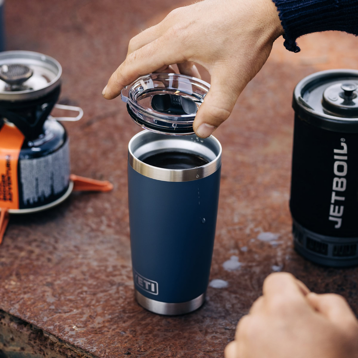 Rambler® 20 oz Tumbler  WITH BLACK MAGSLIDER™ LID